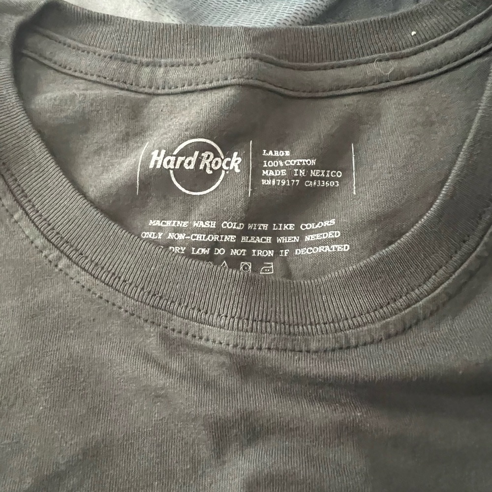 Hard Rock Cafe Cabo San Lucas County Flag Charcoal Tee - Picture 4 of 6